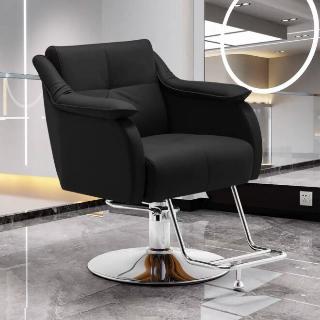 Chair for Beauty and Barber Shops on Sale black