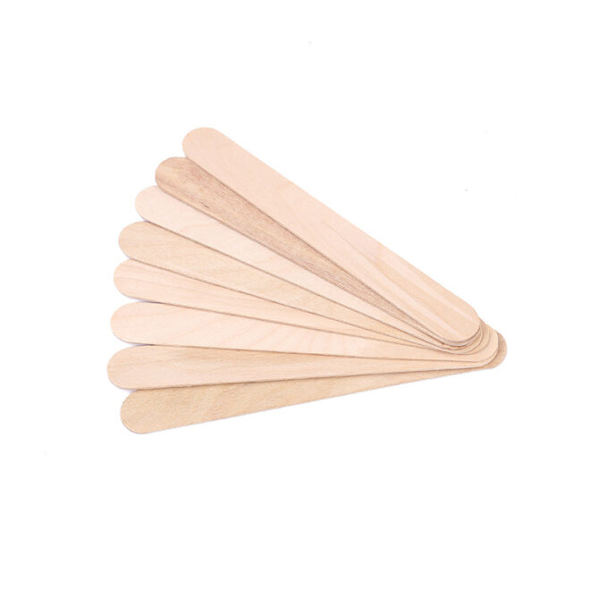 Depilatory Wax Kit Waxing Spatulas Wooden Stick for Wax Hair Removal