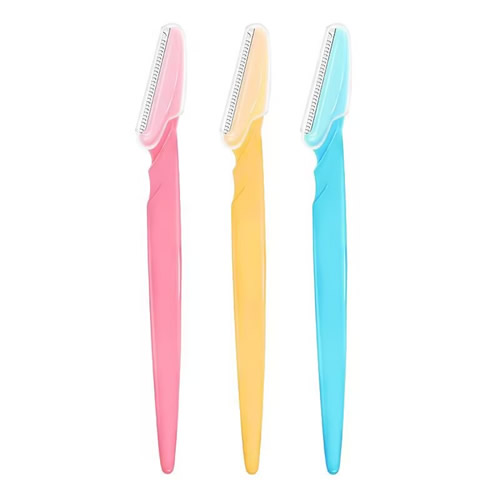 3pcs Reusable Stainless Steel Shaving Razors for Face