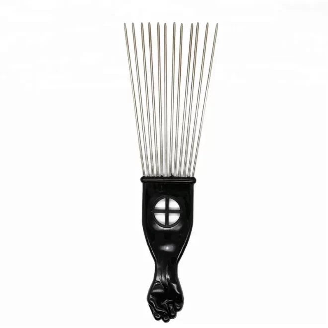 Comb Metal Afro Hair Brush