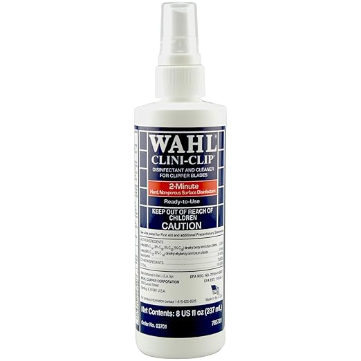 Wahl Professional Clini Clip Spray Cleaner and Lubricant for Blades Clipper