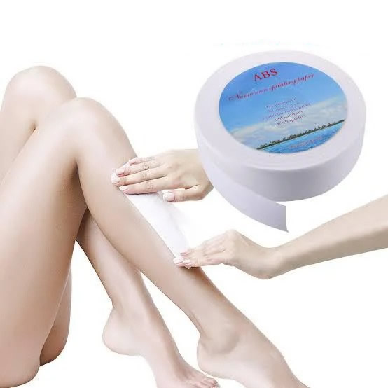 White Non Woven Depilatory Wax Strips Roll
